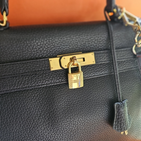 HERMES KELLY BLACK - Picture 3 of 16